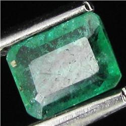 .38ct Octagon Emerald Deep Green Colombia (GEM-8955A)