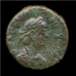 300AD Roman Bronze Coin Higher Grade (COI-9444)