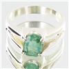 22.91ctw Colombian Emerald Sterling Ring (JEW-2754)
