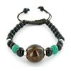 80ct Jade Agate Bead Bracelet (ANT-1566)