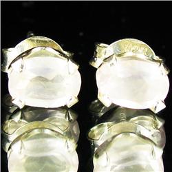 1.43ctw Moonstone Sterling Earrings (JEW-2657)