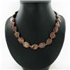 240ct Jasper & Nickel Bead Necklace (JEW-2173)