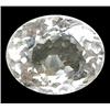 11.95ct Oval Top AAA White Silver Quartz VVS (GEM-10462)