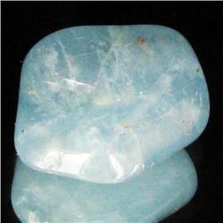 18.95ct Strong Blue Freeform Aquamarine Cabochon (GEM-33757)