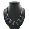 190ct Vintage Tibet Lapis Nickel Necklace (ANT-1569)