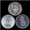 Image 1 : 1970-77 Germany Silver 5 Mark BU Lot of 3 (COI-8505)