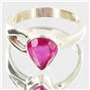 19.77ctw Mozambique Ruby Sterling Ring (JEW-2712)