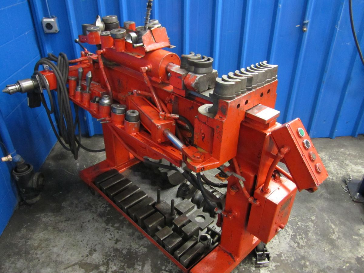 Pipe bender Huth, model LR334641, 3 hp/240V/3 ph c/w dies