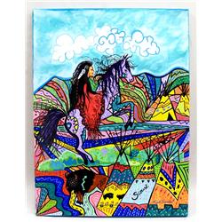 Original Painting by Kills Thunder