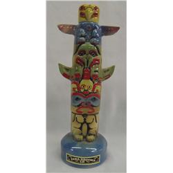 1972 Ezra Brooks Whiskey Bottle Totem Shape
