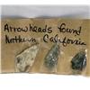 Image 2 : Original California Stone Arrowheads & Tools