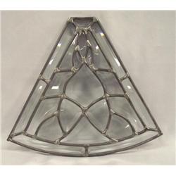 Beveled Leaded Glass Decorative Panel