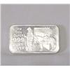 Image 1 : One Troy Ounce Silver Ingot ''Nevada Silver State''