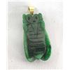 Image 2 : Antique Chinese Carved Jade Cicada Pendant.
