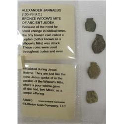 Bronze Widow's Mite Leptons, coins