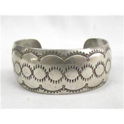 Native American Navajo Silver Bracelet