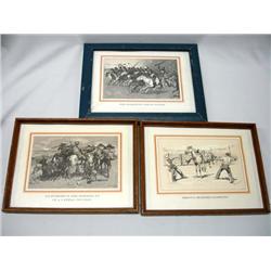 Framed Remington Prints