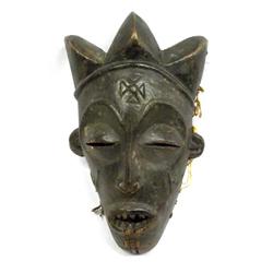 Old Angolon Wood Mask, Coming of Age, Female Face