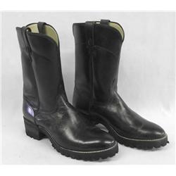 Men's Laredo Black Boots, Size 10D, Vibram Soles
