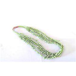 Native American Navajo Gaspeite Nugget Necklace