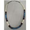 Image 1 : Native American Navajo Turquoise & Bead Necklace