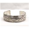 Image 1 : Native American Navajo Silver Bracelet