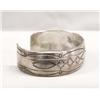 Image 2 : Native American Navajo Silver Bracelet