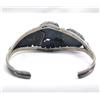 Image 3 : Native American Navajo Silver Turquoise Bracelet H