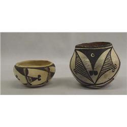 Native American Vintage Acoma Miniature Ollas