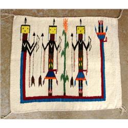 Native American Navajo Yei Rug