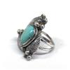 Image 2 : Native American Navajo Turquoise Ring Size 7 1/2