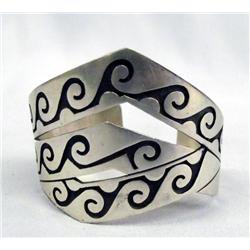 Native American Navajo Silver Bracelet