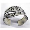 Image 2 : Native American Navajo Silver Bracelet