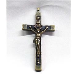 Vintage Bronze/Wood Crucifix