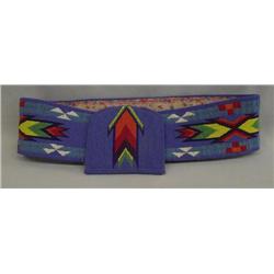 Native American Sioux Beaded Ceremonial Belt