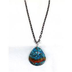 Native American Santo Domingo Shell Necklace