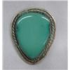Image 1 : 1950's Native American Navajo Silver Turquoise Pin
