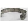 Image 3 : 1930-40 Native American Navajo Silver Stamped Brac
