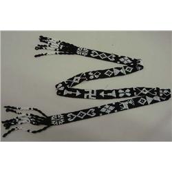 Native American Plains Tribe Beaded Sash.