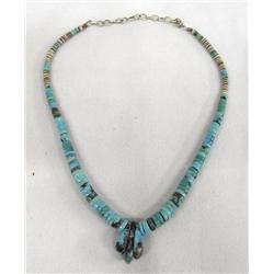 Native American Navajo Turquoise Choker