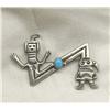 Image 1 : Native American Navajo Rainbow Guardian Pin