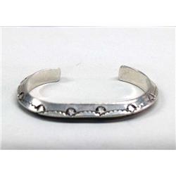 Native American Navajo Silver Bracelet