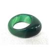 Image 1 : Contemporary Chinese Green Jade Ring.