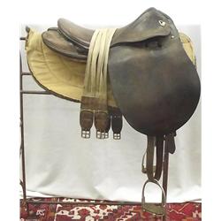 1930's Phillips Officer's Military Saddle