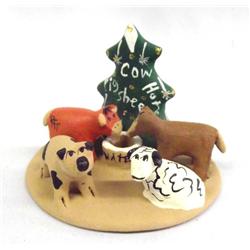 Native American Jemez Folkart Pottery by Toya