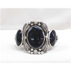 Native American Navajo Onyx Bracelet