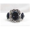 Image 1 : Native American Navajo Onyx Bracelet
