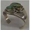 Image 1 : Native American Navajo Turquoise Silver Bracelet