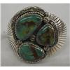 Image 2 : Native American Navajo Turquoise Silver Bracelet