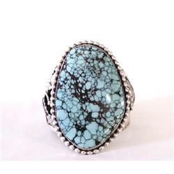 Native American Navajo Turquoise Silver Bracelet